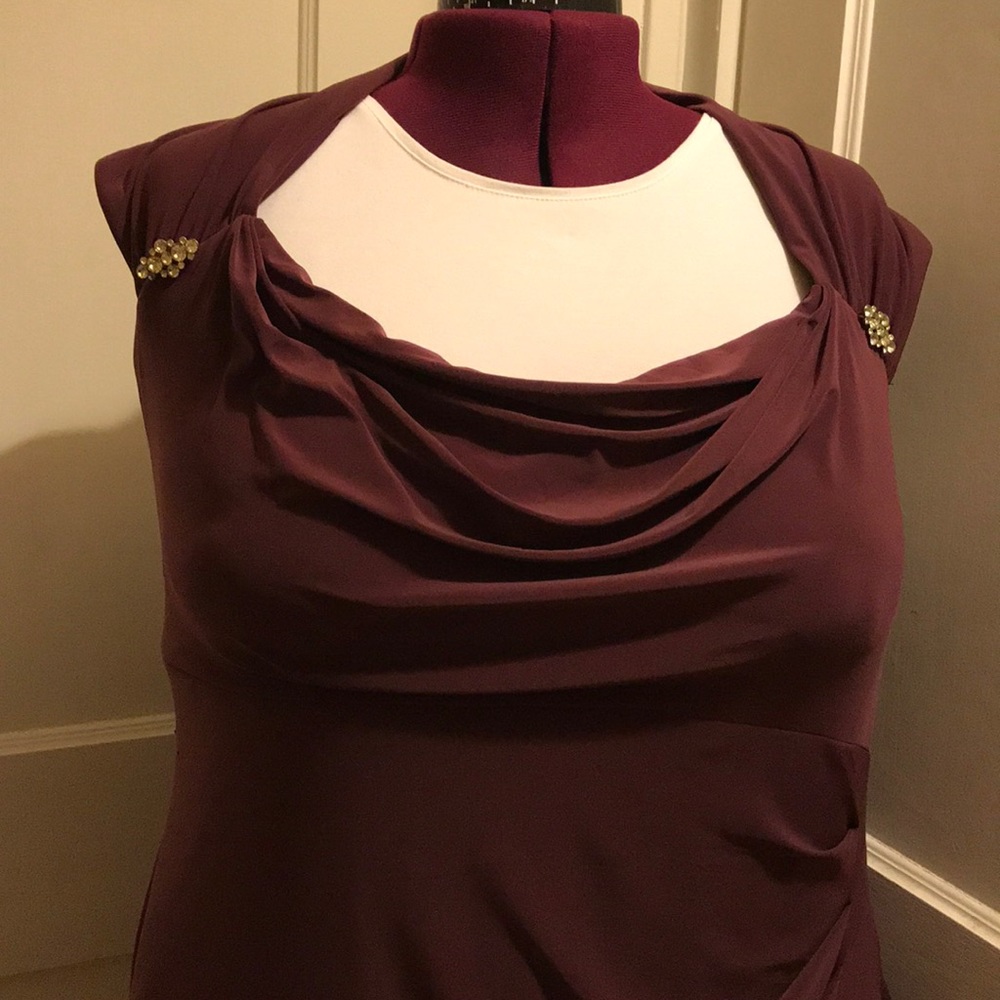 Purple cocktail dress- 24w